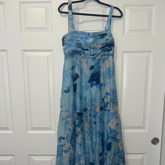 Abrecrombie Dresses & Skirts - Abrecrombie Tiered Ruched Babydoll Maxi Dress